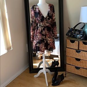 Soieblu – Floral Smocked Babydoll Dress- S.